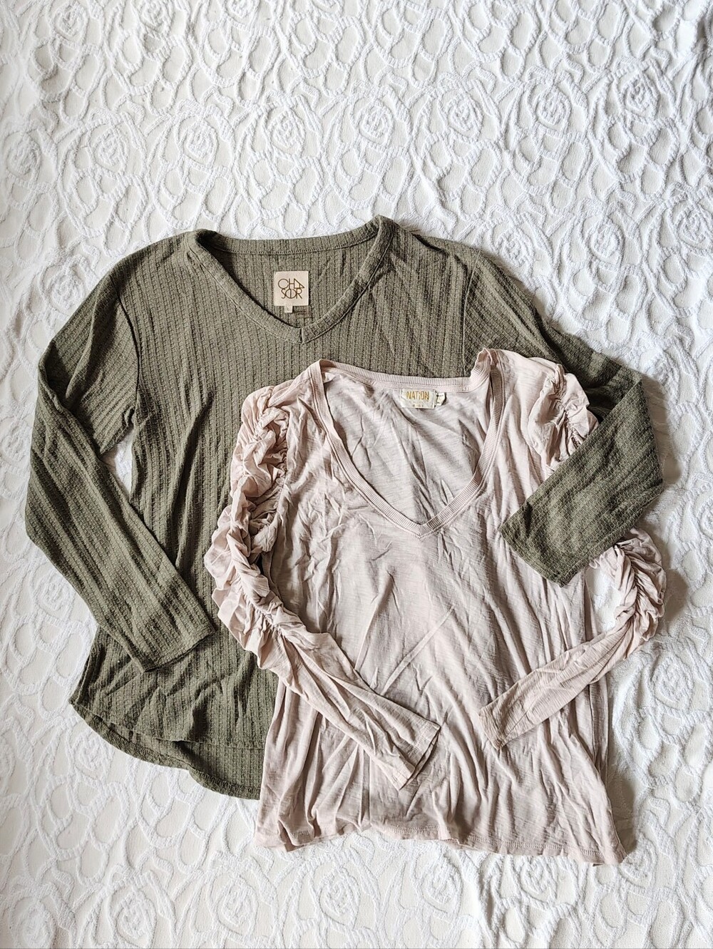 Lot Of 2 Chaser & Nation Ltd Large Tops
